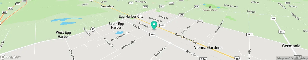 borne de recharge sur la carte