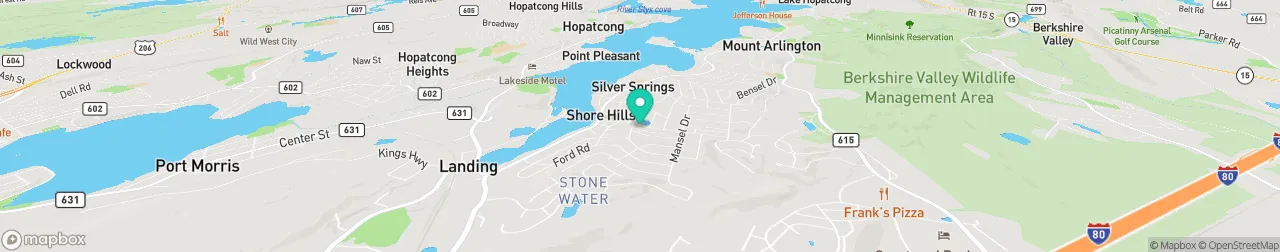 borne de recharge sur la carte