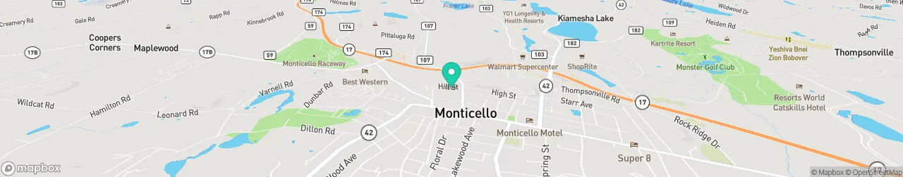 ev charging station on the map