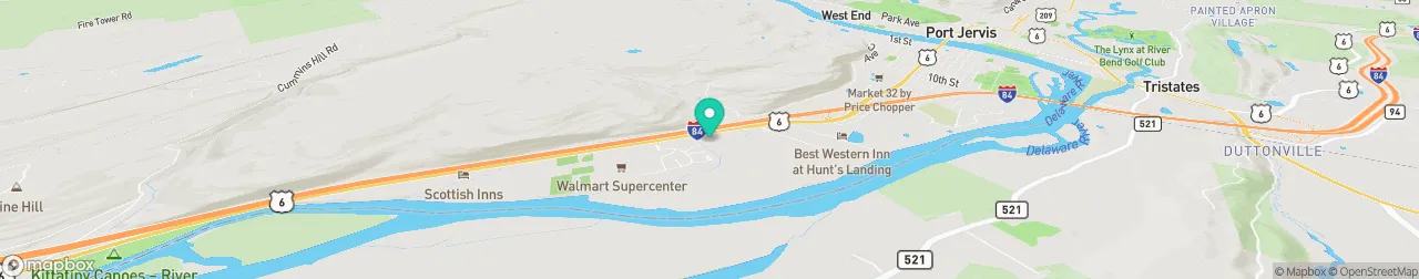 borne de recharge sur la carte