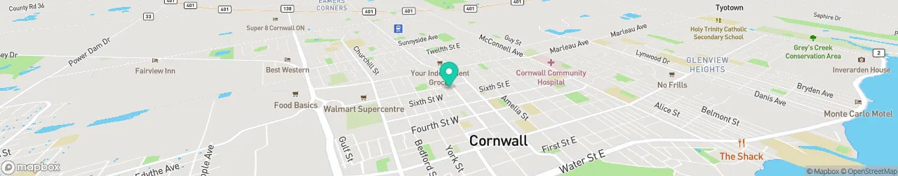 borne de recharge sur la carte