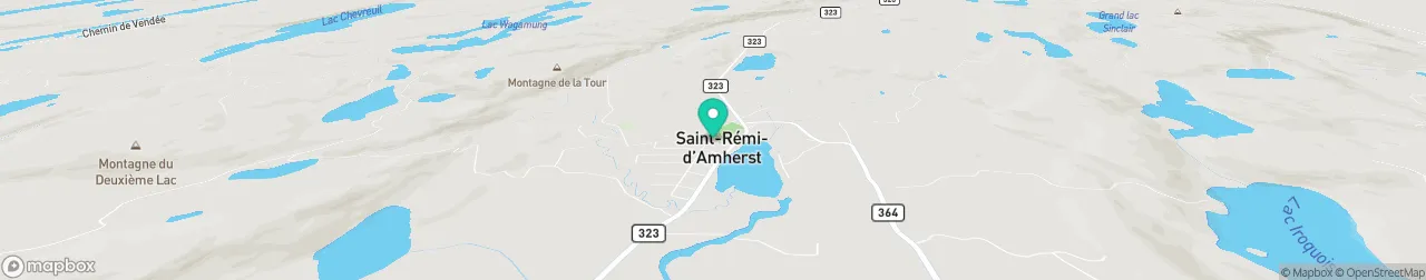 borne de recharge sur la carte