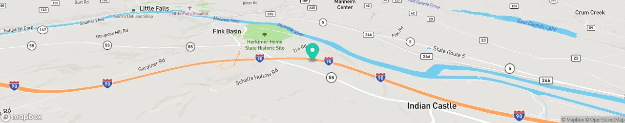 ev charging station on the map