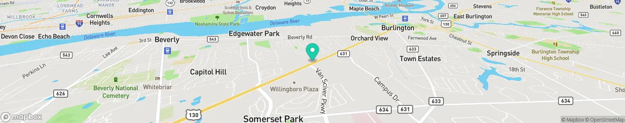 ev charging station on the map