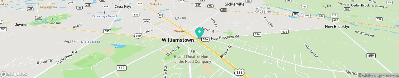 borne de recharge sur la carte