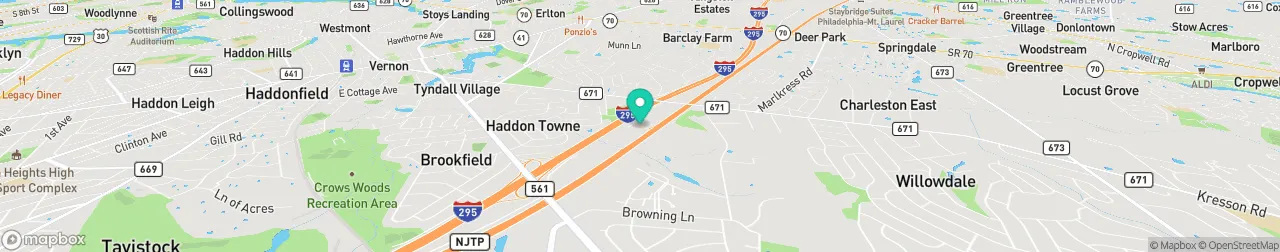 ev charging station on the map