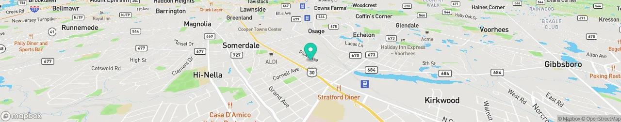 borne de recharge sur la carte