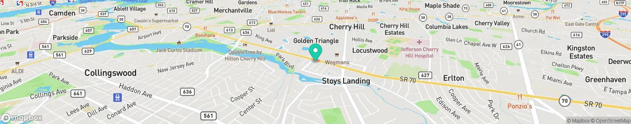 ev charging station on the map