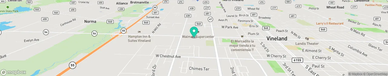 ev charging station on the map