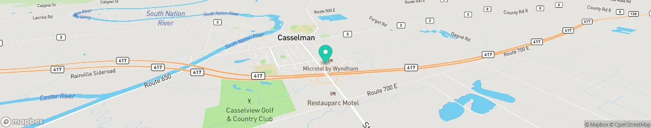 borne de recharge sur la carte