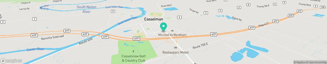 borne de recharge sur la carte