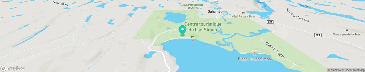 borne de recharge sur la carte