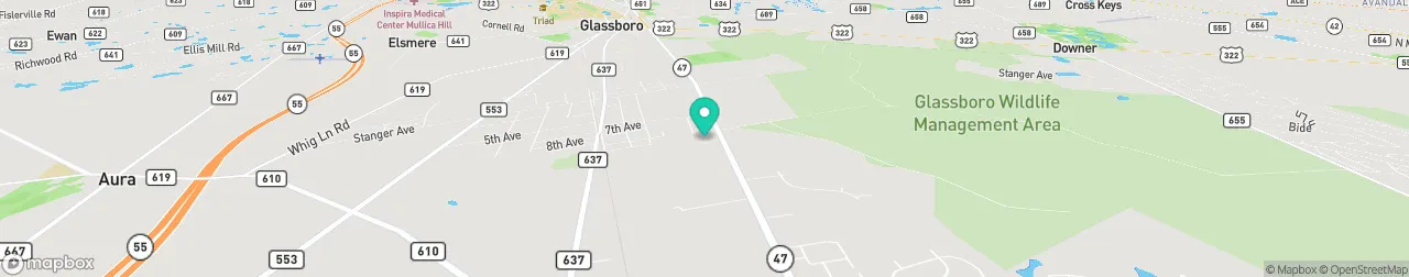 borne de recharge sur la carte