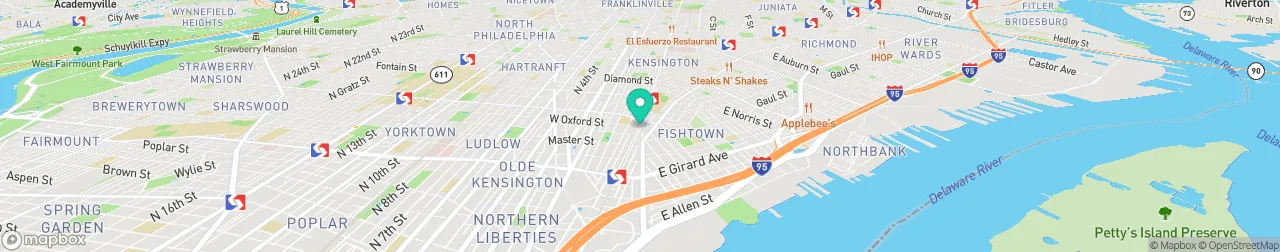 borne de recharge sur la carte