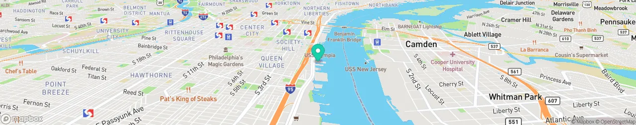 borne de recharge sur la carte