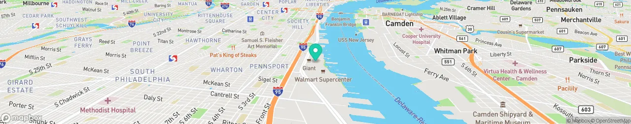 borne de recharge sur la carte