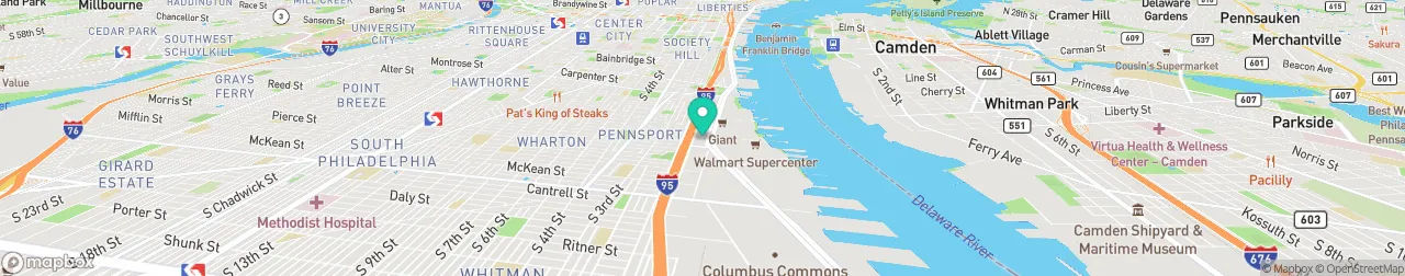 ev charging station on the map