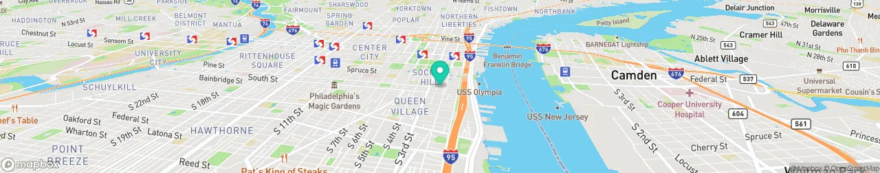 borne de recharge sur la carte