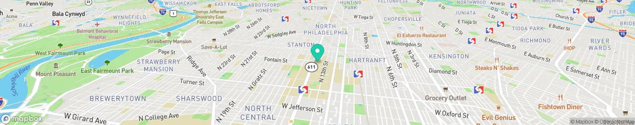 ev charging station on the map