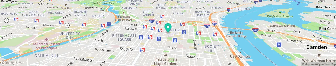 ev charging station on the map