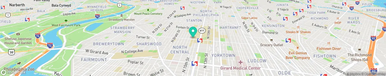 ev charging station on the map