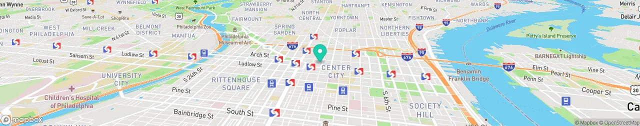 ev charging station on the map