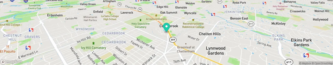 ev charging station on the map