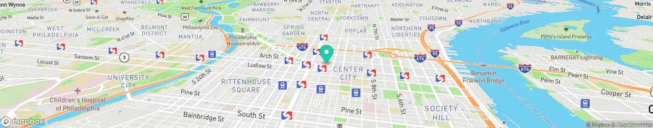 ev charging station on the map