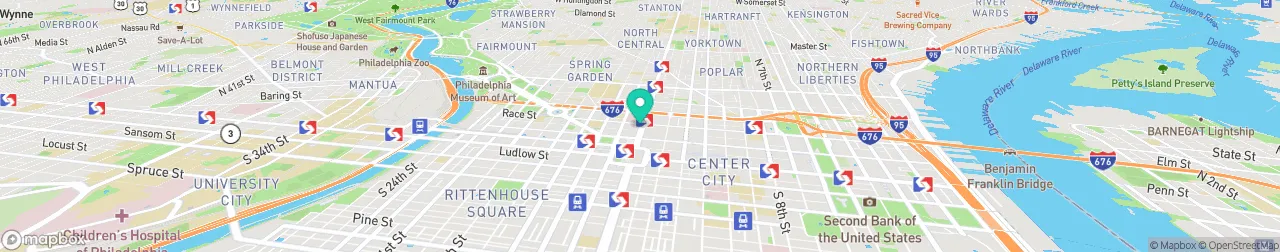 borne de recharge sur la carte