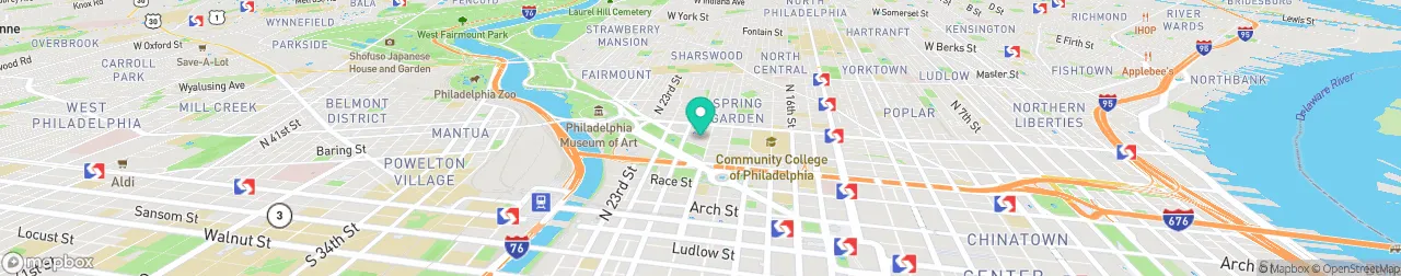 ev charging station on the map