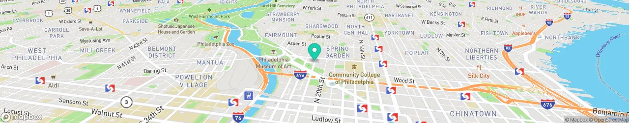 ev charging station on the map