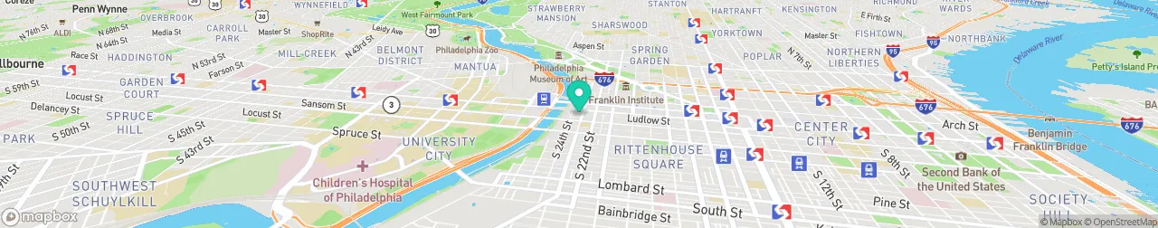 borne de recharge sur la carte