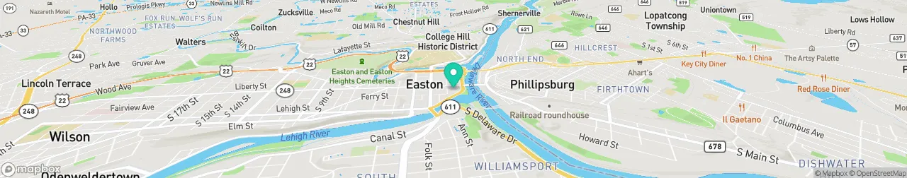 borne de recharge sur la carte