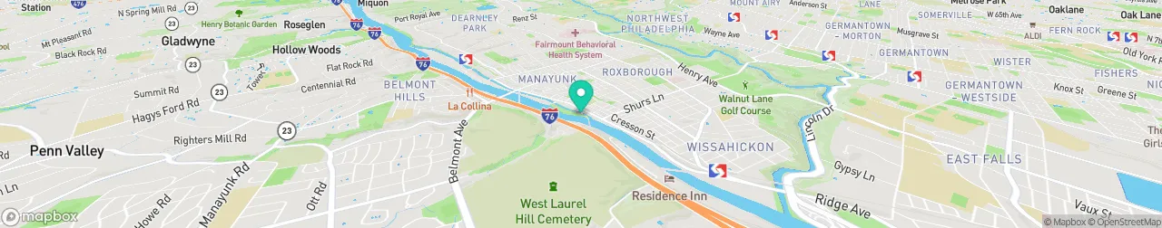 borne de recharge sur la carte