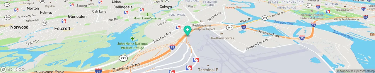 borne de recharge sur la carte