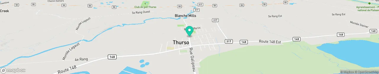 borne de recharge sur la carte