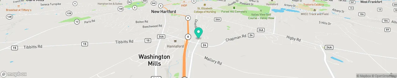 borne de recharge sur la carte