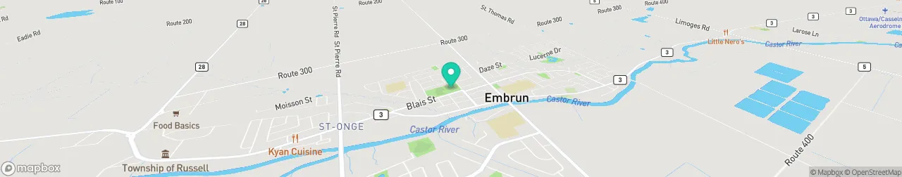 borne de recharge sur la carte