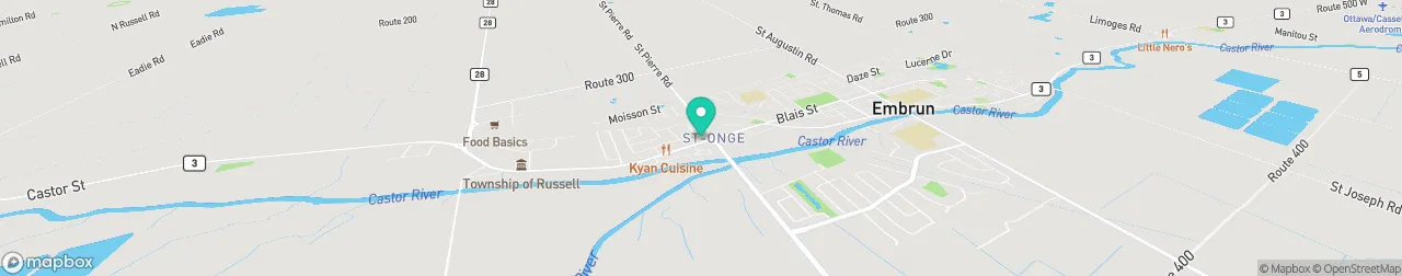 borne de recharge sur la carte