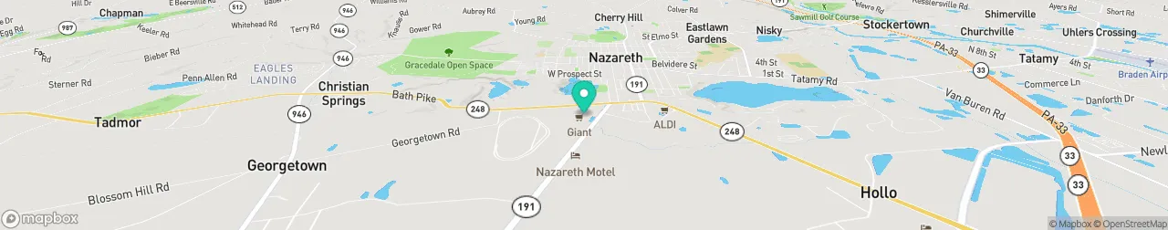 borne de recharge sur la carte