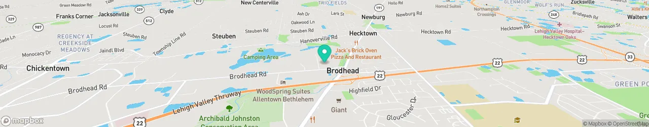 borne de recharge sur la carte