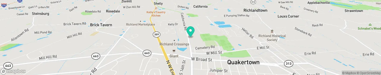 borne de recharge sur la carte