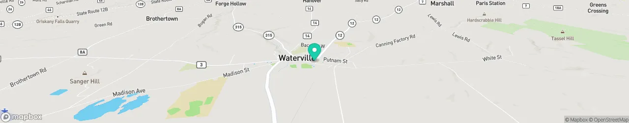 borne de recharge sur la carte