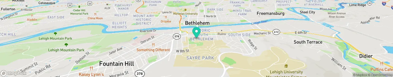 borne de recharge sur la carte