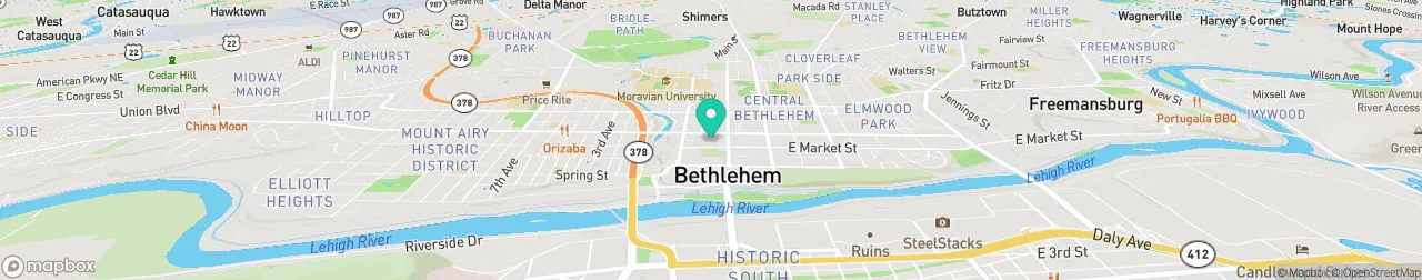 borne de recharge sur la carte