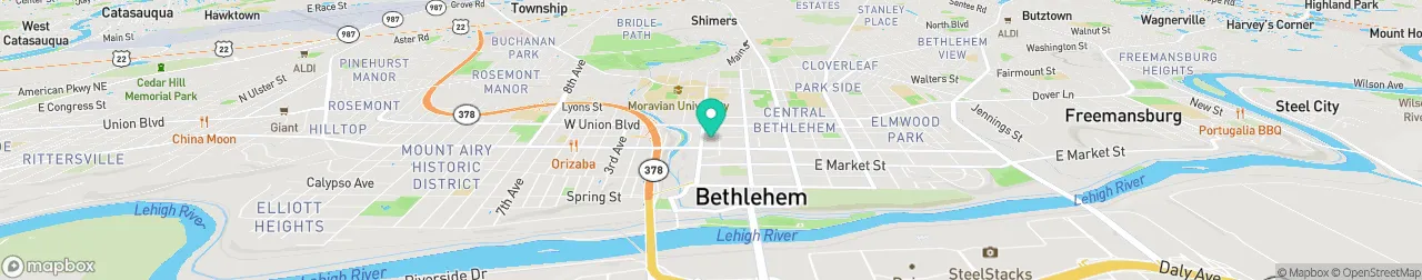 borne de recharge sur la carte