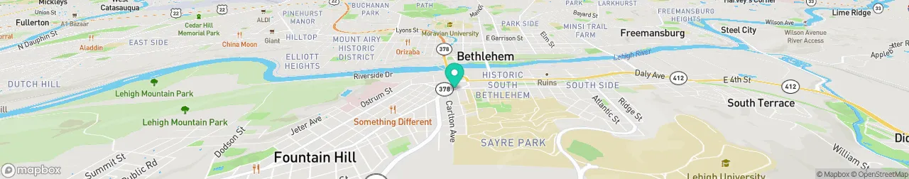 borne de recharge sur la carte