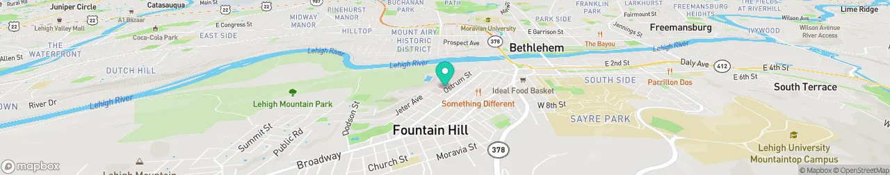 borne de recharge sur la carte