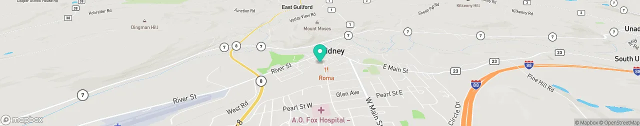 borne de recharge sur la carte