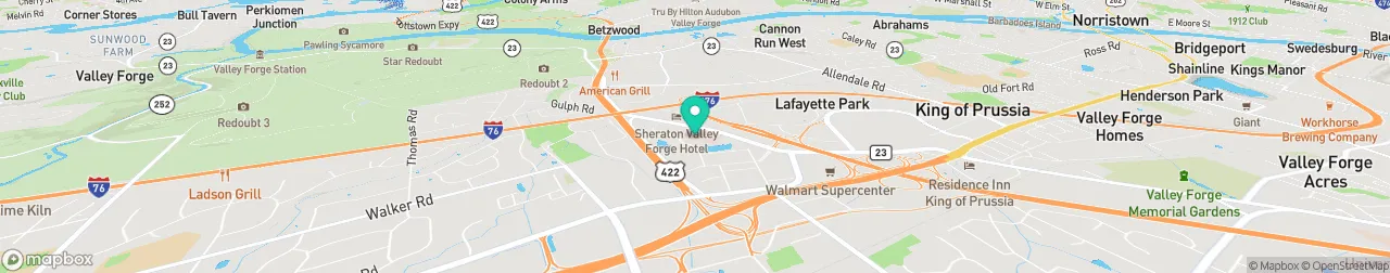 borne de recharge sur la carte